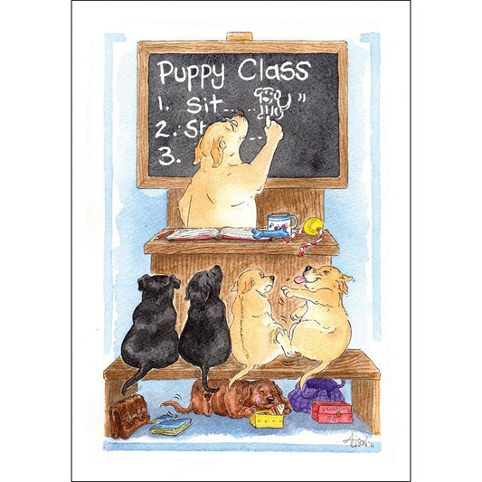 Alison's Animals Card - Puppy Classes