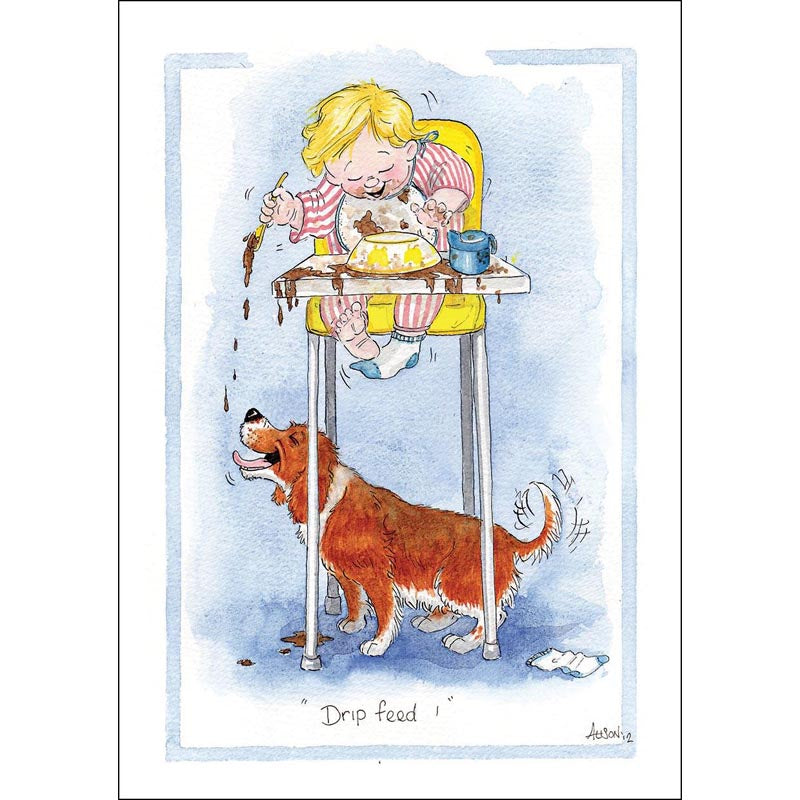 Alison's Animals Card - Drip Feed