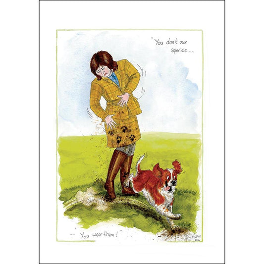 Alison's Animals Card - You Don't OWN Spaniels
