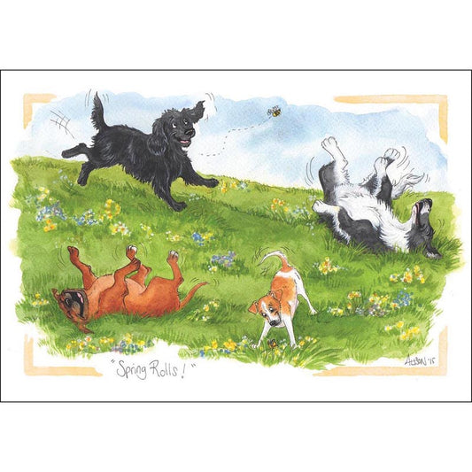 Alison's Animals Card - Spring Rolls