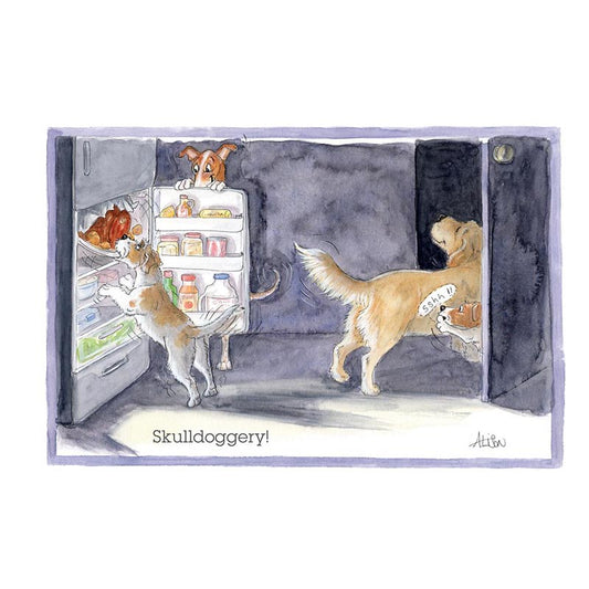 Alison's Animals Card - Skulldoggery