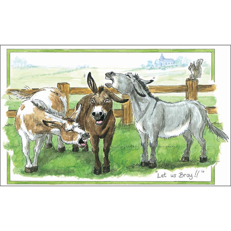 Alison's Animals Card - Let Us Bray