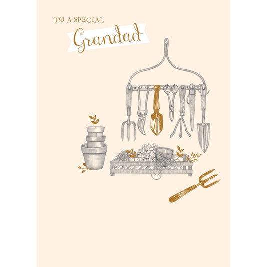 Family Circle Card - Gardening (Grandad)