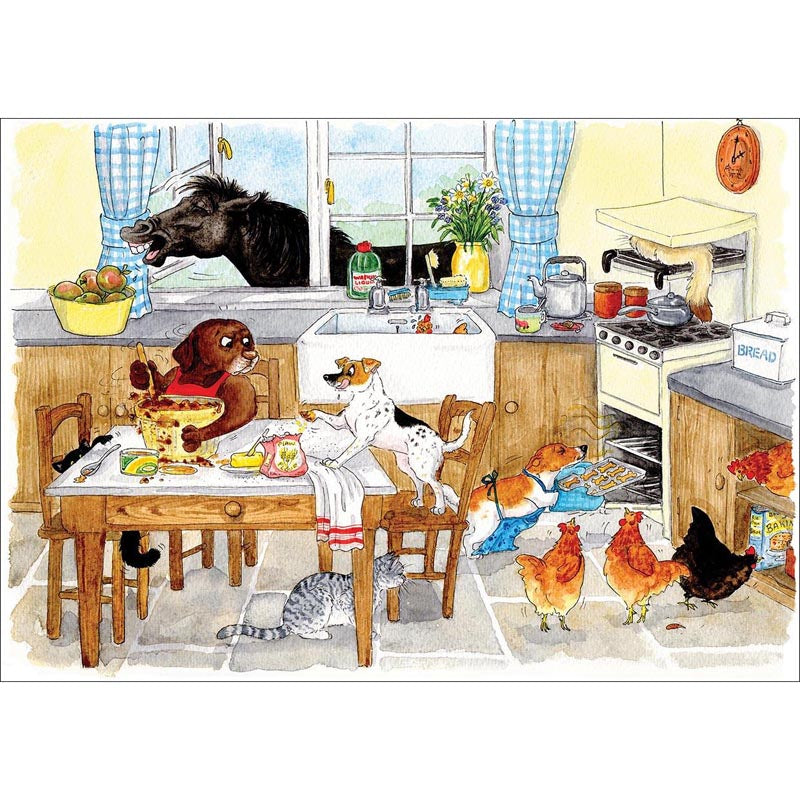 Alison's Animals Card - Too Many Cooks?