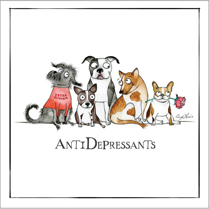 Red and Howling Card - Anti-depressants (Splimple)