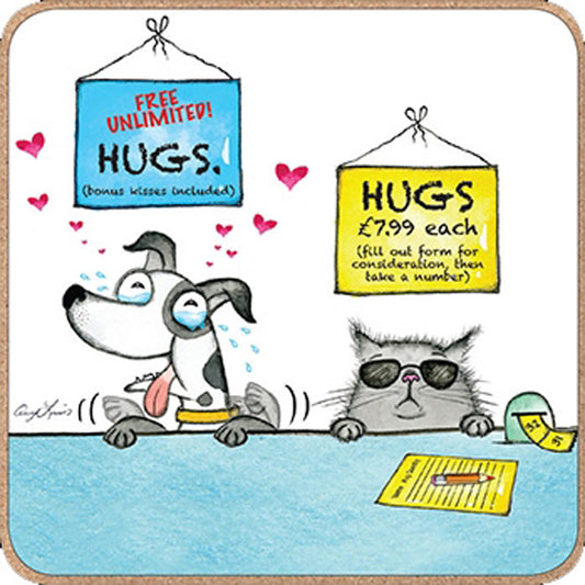 Coaster - Red & Howling - Free hugs (Splimple)