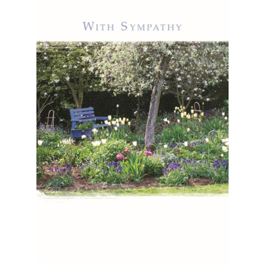Sympathy Card - Garden Seat