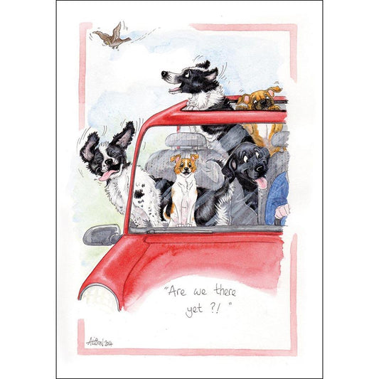Alison's Animals Card - Are We There Yet?