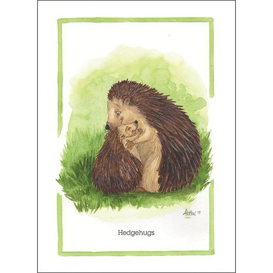 Alison's Animals Card - Hedgehugs