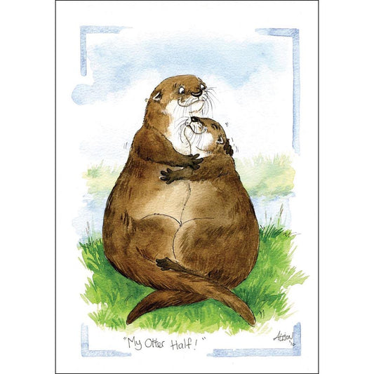 Alison's Animals Card - My Otter Half