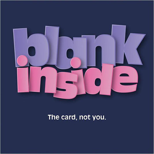 In Yer Face Card - Blank Inside (Splimple)